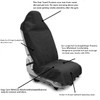 Waterproof Sweat Towel Car Seat Cover for Post Gym Workout,