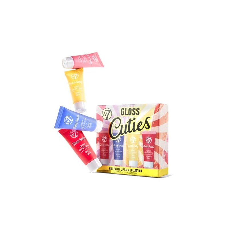 W7 Gloss Cuties - Mini Fruity Lip Balm Collection -