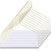 Didaey 10 Sets Dry Cleaner Hangers 18" Drapery Hanger and