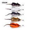 Cuoyuqie 5pcs Lifelike Rat Lure Mouse Sinking Fishing Lure Bass