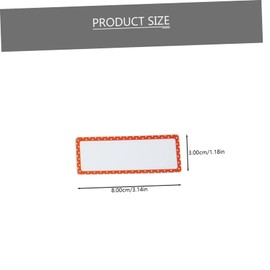 Operitacx 1 Satz Magnetische Namens Aufkleber Süßer Kühlschrank Schreiben Sie Auf Magnetaufkleber Trockener Löschstift Magnetischer Türverschluss Whiteboard-magnetetikett Etiketten Eva 16st