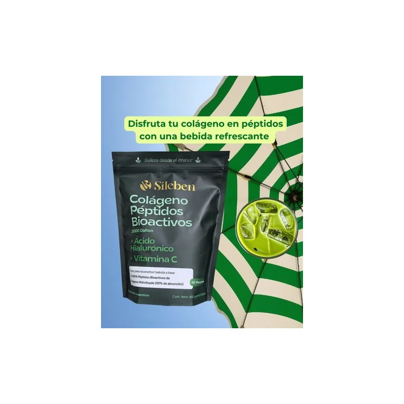 Sileben Colágeno Hidrolizado | Péptidos 2000 Dalton | 450 G