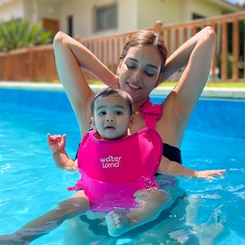 WaterLand Baby Carrier Innovative Carrier Seat for Water and Land - Waterproof Chest Strap for Toddlers with Adjustable Straps, Lightweight Carry Seat for Pool and Beach