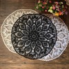 MINDPLUS Cotton Hand Crochet Doilies Lace Crocheted Tablecloth Doilies Placemat