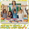 Sayglossy 36 Sets Fraction Tiles Set for Math Classroom Fractions