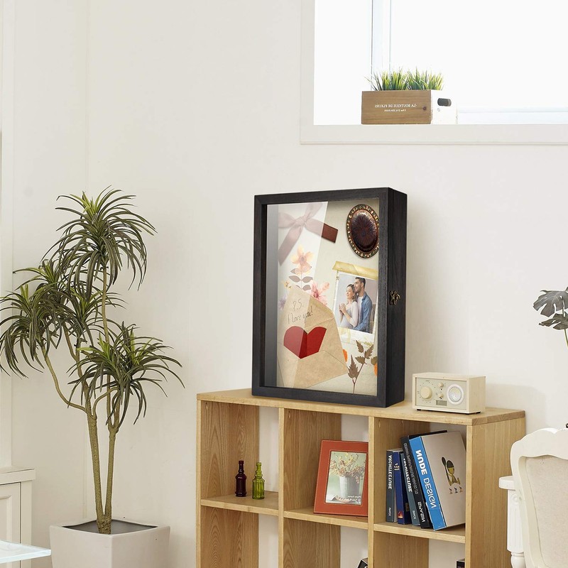 TJ.MOREE Flowers Shadow Box Display Case 13 x 16 Large