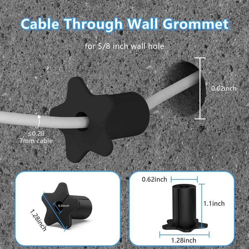 Starlink Cable Routing kit for 5/8 inch Wall Hole,starlink min