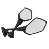 Pair Motorcycle Rearview Mirrors Black Visibility Replacement for Honda CBR