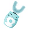 Kids Toothbrush U Shaped Silicone Soft Bristle Cute Cartoon Pattern