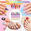 12 Rotuladores para Uñas 3D Secado Rápido, Decoración Nail Art