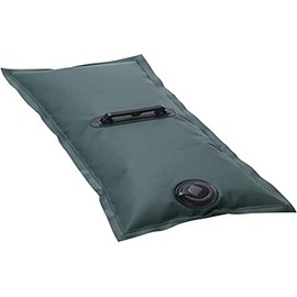 Horizontal Waterproof Weight Bag - Anti-UV - 500D PVC - Fill with Water - For Tarpaulins - Tents - Parassols - Nets - Black - 1135-57cm x 27cm