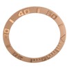 Watch Bezel Insert 38mm Ceramic Embossed Digit Watch Bezel Ring