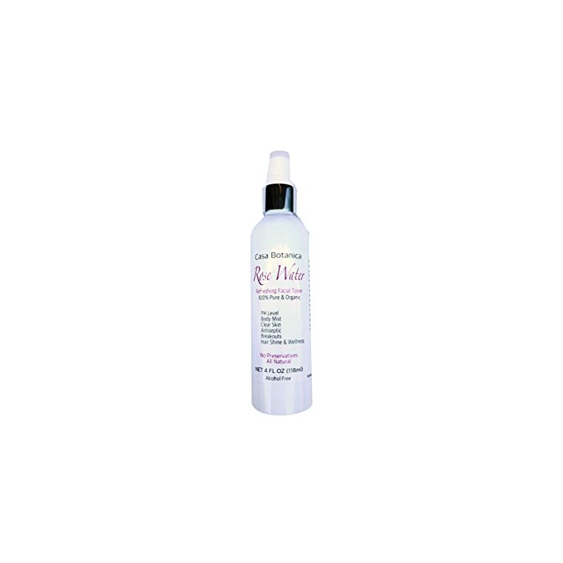 4 oz Rose Water Toner FACE, Hair, and Body Spray