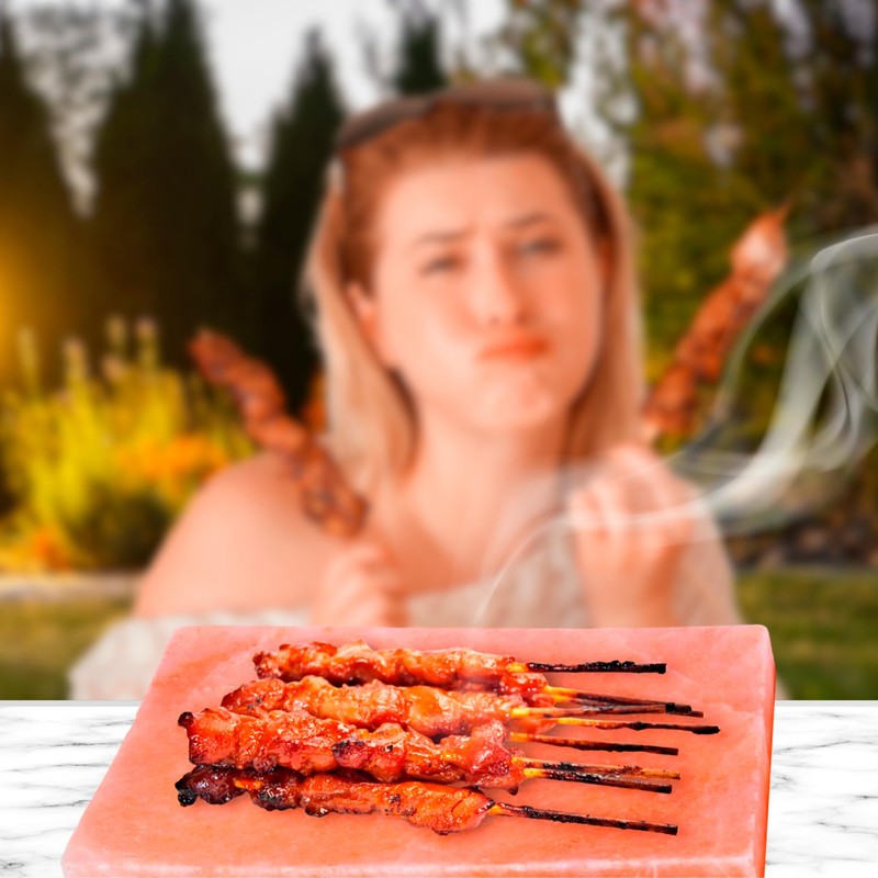 FOCUS NUTRITION Pink Himalayan Salt Block - Salt Stone For