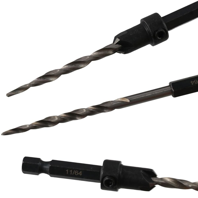 iuniq Tapered Drill Bits 9PCS Pilot Screw Hole Set Enjoy