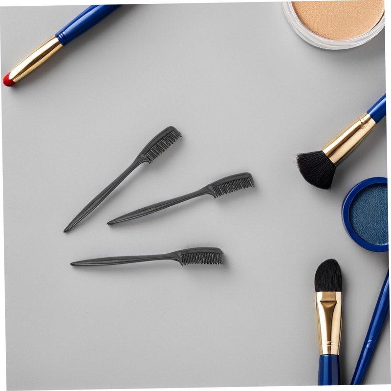 IWOWHERO 100pcs Mini Eyelash Comb Lash Separator Tool Portable Cosmetic