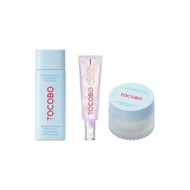TOCOBO Luminous Lift Collagen Set | Kit de Skincare Coreano con Protector Solar, Crema Hidratante y Tratamiento Iluminador | Rutina Antiedad con Colágeno, Ácido Hialurónico y Ceramidas | Piel Firme y Radiante