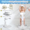 Orzbow Baby Shower Stand, Collapsible Baby Bath Stand with Foldable