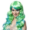 Boland 85742 Adult Wig Aqua, Green, One Size