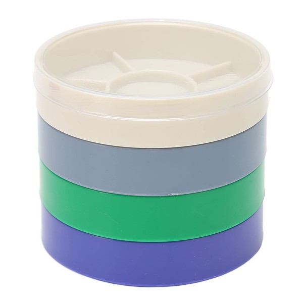 Watch Parts Storage Box 5 Layers Design Dustproof Round Colorful