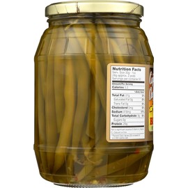 Cajun Chef Louisiana Spicy Green Beans - 32 oz (Pack of 2) - Bold Cajun Flavor - Perfect for Hors d'Ouevres, Cocktail Parties, as a Salad Garnish, Bloody Marys and More - Versatile and Delicious