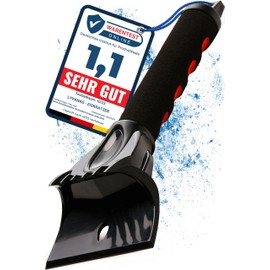 LYVANAS Eiskratzer Auto TESTSIEGER 2023* - Ergonomischer Profi Scheibenkratzer Auto schnell & stark - Effizienter & sicherer Schneekratzer Auto aus premium ABS - Kratzer Auto Zubehör schont langlebig