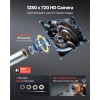 0.24\" Slim Lens 4.3\" IPS Screen 8X Zoom Articulating Borescope