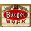 Burger Bock Beer Label 9" x 12" Metal Sign