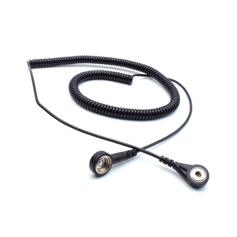 QUADRIOS GmbH ESD Protection Spiral Cable Earth Cable 10 mm