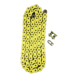 Factory Spec, FS-520X-Y, 520 x 114 Heavy Duty Yellow X-Ring Chain 520 Pitch x 114 Link XRing Master Link