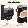 Black Sewing Machine, Basic Sewing Machine 5 Stitch Types Portable