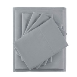 Intelligent Design Microfiber Sheet Set with Side Storage Pockets