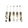 Olive-G Metal Metal Bookmarks (Eiffel Tower, Heart, Cross, Moon, Star),