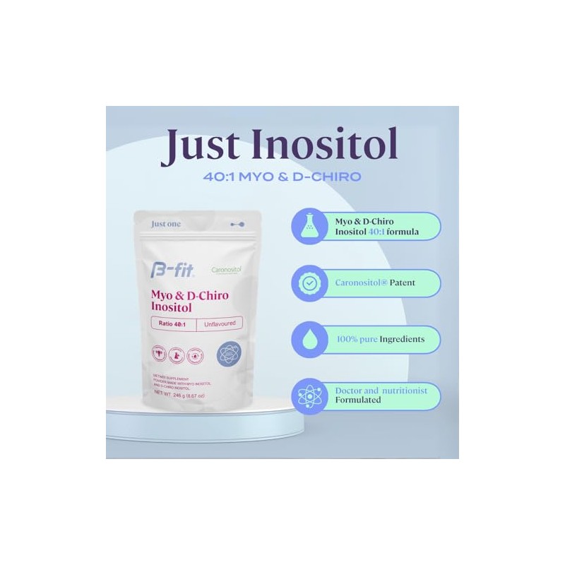 B-FIT Myo Inositol Y D-Chiro Inositol Fórmula 40:1