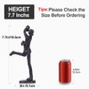 19.5 cm Iron Couple Statue, Iron for Couple, Passionate Kiss