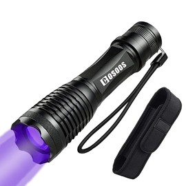 COSOOS UV Flashlight Black Light, 2 in 1 White Light & 395nm Blacklight, Pet Urine Detector for Dog/Cat Urine, Dry Stains, Scorpion.(Holster Included)
