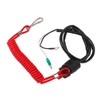 Outboard Engine Kill Switch ABS Waterproof Telescopic 75mm Marine Motor