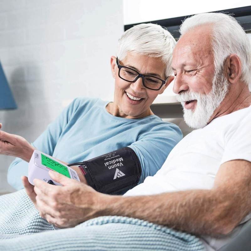 Vaunn Medical Upper Arm Blood Pressure Monitor with Cuff, Digital