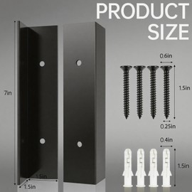 Garage Door Rodent Guard – Aluminum Mouse Snake Shield Plates – Rust-Proof Garage Bottom Corners – Universal Fit – Easy Install with Screws (2 Pack)