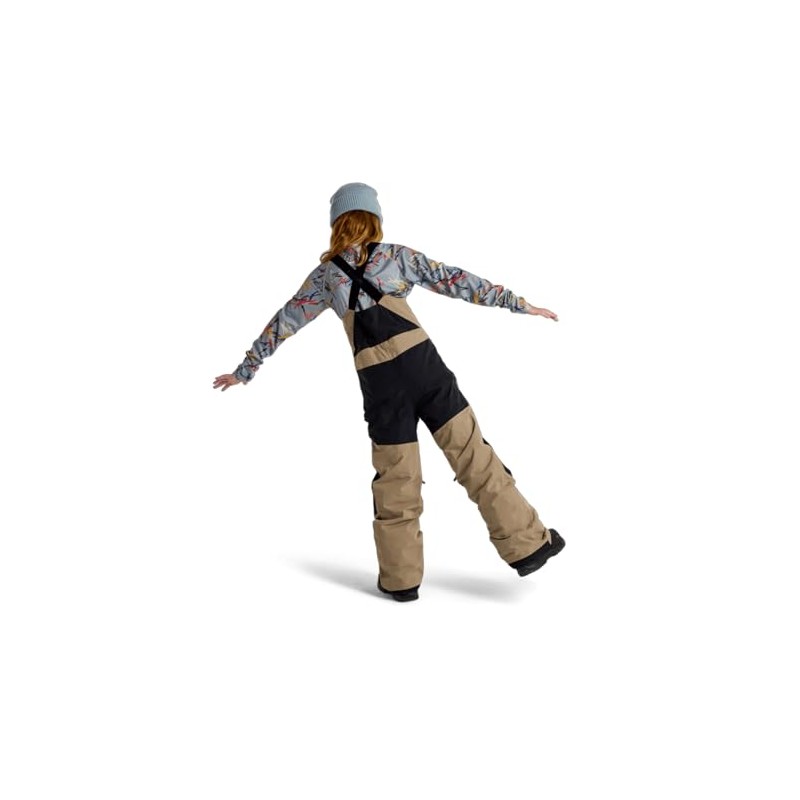 Burton Kids’ Skylar 2-Layer Bib Pants – Waterproof Winter Snowboard