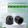 SWTYExt Pack of 50 Cap Nuts M5 Plastic Caps Screws