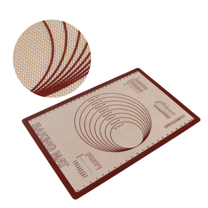 Silicone Glass Fiber Baking Pan Mat Kneading Mat Baking Sheet