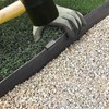 ORVPMVP 20Pcs Metal Landscape Edging Stakes, 8.5In Garden Stakes Landscape