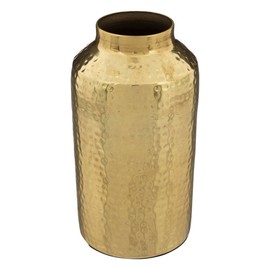 Atmosphera - Vase Gold Metal - Gold - Height 19 cm - Golden