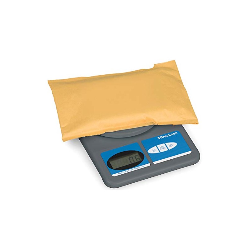 Brecknell 311-11 Electronic Office Scale, 11lb/5000g Capacity, 0.1oz/1g Readability