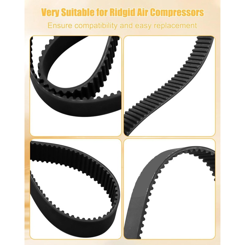 Drive Belt Fit for Ridgid Air Compressor OF60150HA OF60150HB OF60150HBT,