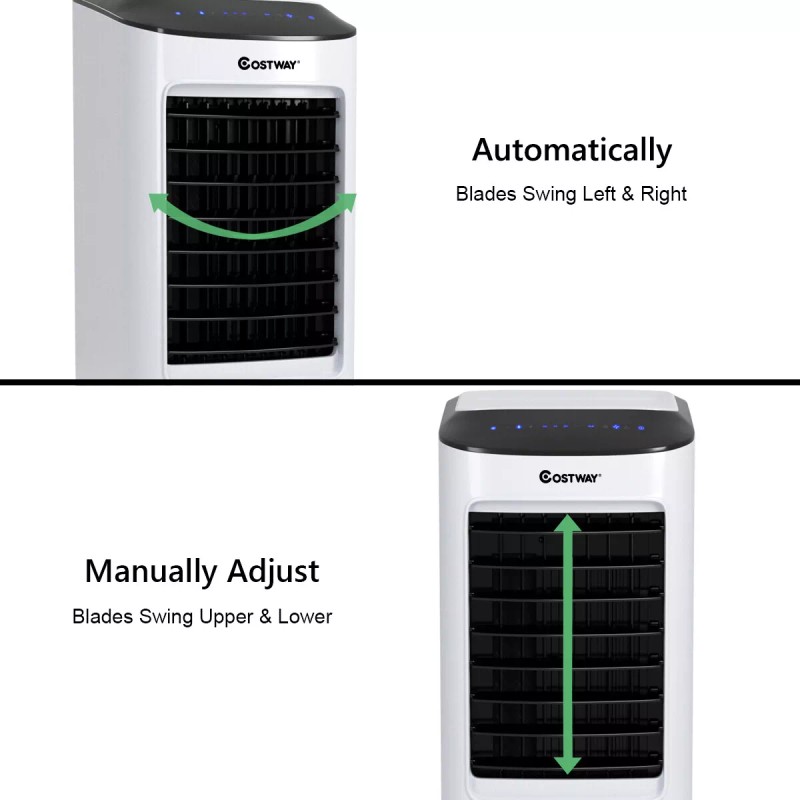 Costway Evaporative Portable Air Cooler Fan & Humidifier with Remote