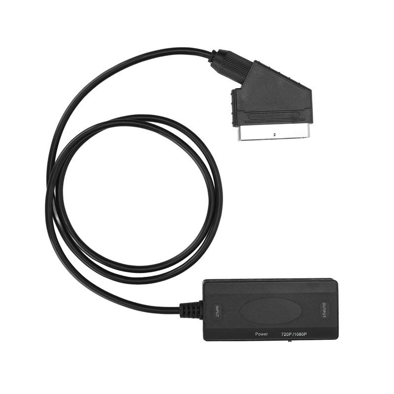 SCART to HD Multimedia Interface Converter Full HD 720P/1080P Video
