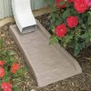 Suncast Poly Composite Easy to Use Decorative Outdoor Rain Gutter