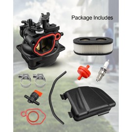 163cc Carburetor Compatible with Craftsman CMXGWAS020733 CMXGMAM1125501 CMXGMAM1125502 2800PSI Pressure Washer, Include Air Filter Cover